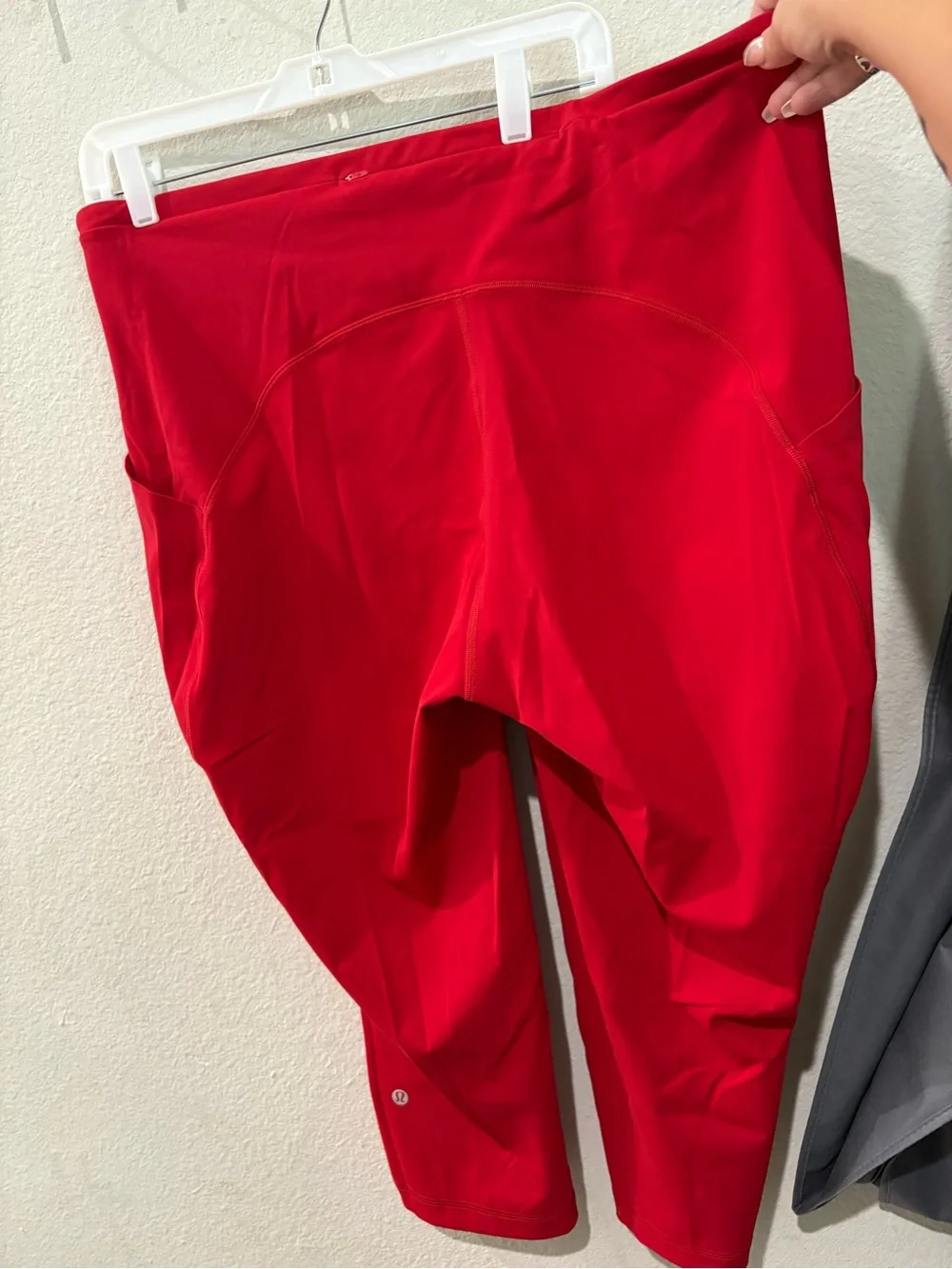 lululemon athletica Red Capri Workout Leggings